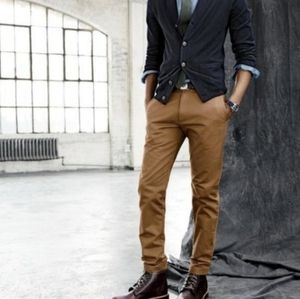 JCrew 484 Slim-fit stretch chino pant in khaki W 31 L 30